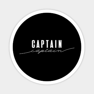 Captain - Elegant Minimal Design Magnet